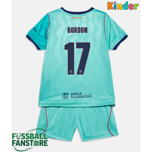 Barcelona Anthony Gordon #17 Replik 3rd trikot Kinder 2026-27 Kurzarm (+ Kurze Hosen)